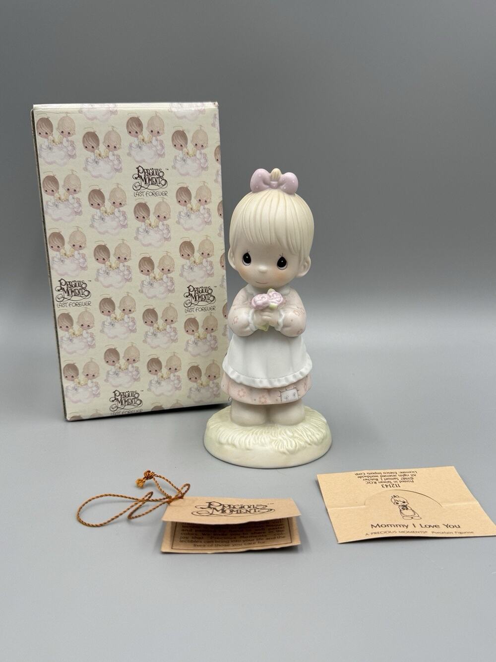 Vintage 1987 Precious Moments Mommy I love You Figurine 112143 With Box